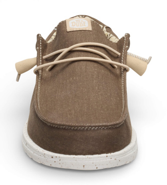 HeyDude Trainers Wally Stretch Canvas brown