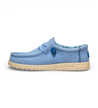 HeyDude Trainers Wally Stretch Canvas blauw