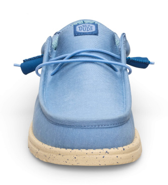 HeyDude Trainers Wally Stretch Canvas blauw