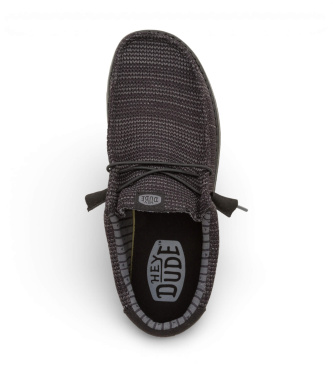 HeyDude Sapatilhas Wally Stretch Sox preto