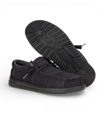 HeyDude Sapatilhas Wally Stretch Sox preto