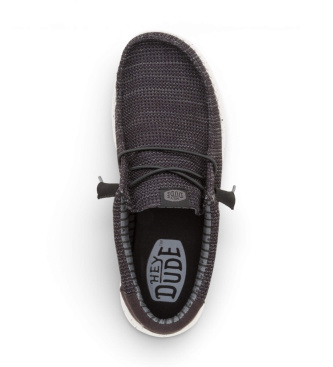 HeyDude Schuhe Wally Stretch Sox schwarz