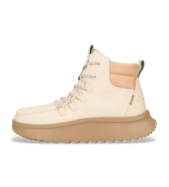 HeyDude Wendy Peak beige high top sneakers