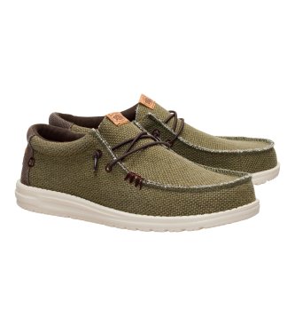 HeyDude Baskets Wally tress�es vertes