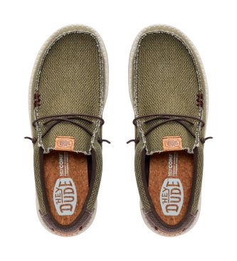 HeyDude Baskets Wally tress�es vertes