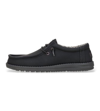 HeyDude Black Wally Classic Shoes