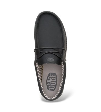HeyDude Black Wally Classic Shoes