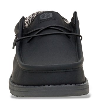 HeyDude Black Wally Classic Shoes