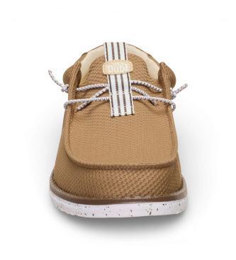 HeyDude Trainers Wally Mesh Neutrals brown