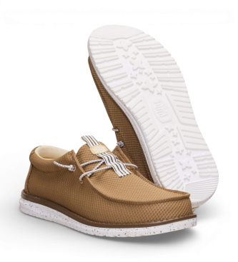 HeyDude Trainers Wally Mesh Neutrals brown