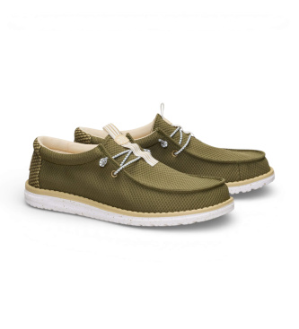 HeyDude Schuhe Wally Mesh Neutrals gr�n