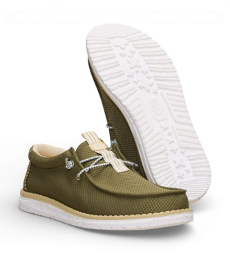 HeyDude Schuhe Wally Mesh Neutrals gr�n