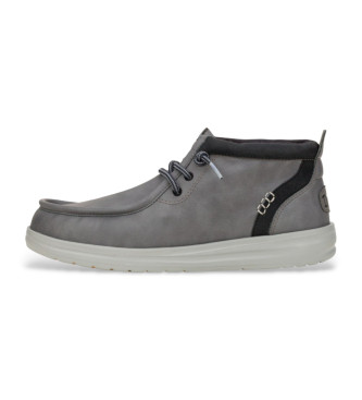 HeyDude Zapatillas Wally Mid Classic gris