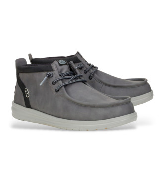 HeyDude Zapatillas Wally Mid Classic gris