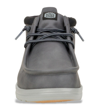 HeyDude Zapatillas Wally Mid Classic gris