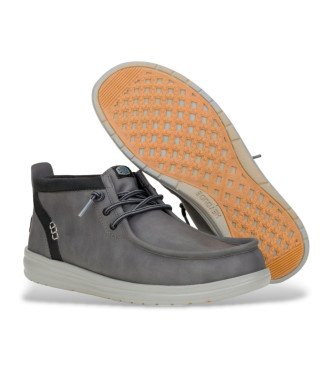 HeyDude Zapatillas Wally Mid Classic gris