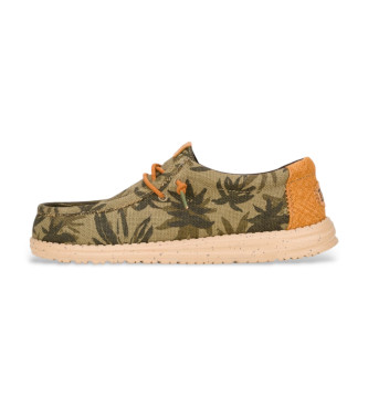 HeyDude Zapatillas Wally Palm Jute verde 