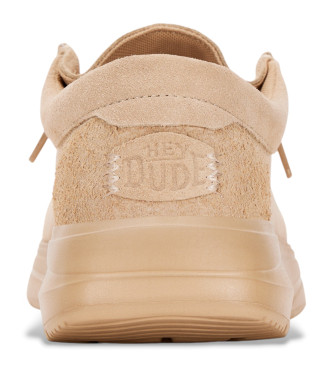 HeyDude Wally X Beige Wildleder Turnschuhe