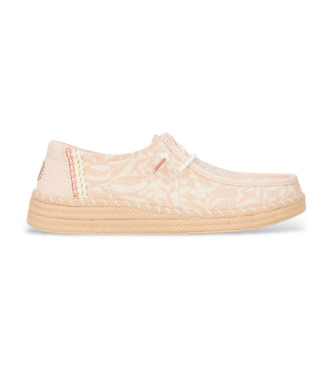 HeyDude Trenerzy Wendy Espadrille Retro Palm beżowy