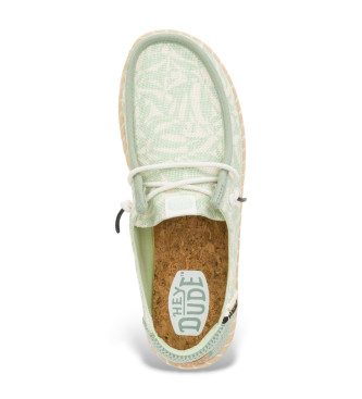 HeyDude Trainers Wendy Espadrille Retro Palm green