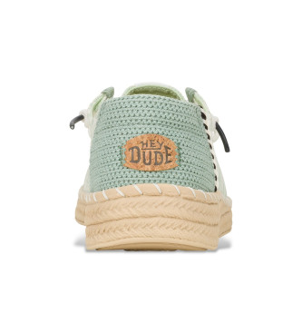 HeyDude Trainers Wendy Espadrille Retro Palmgroen