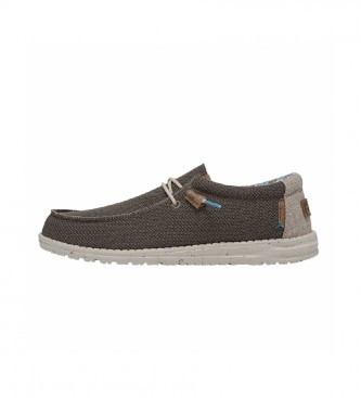 HeyDude Wally Eco Stretch shoes brown