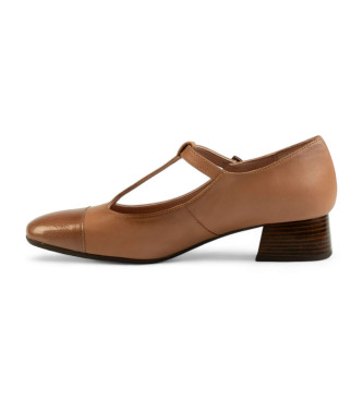 Hispanitas Ballerines en cuir  lanires marron