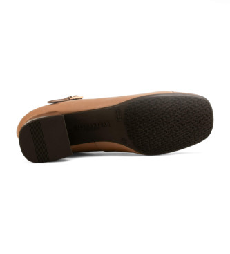 Hispanitas Ballerines en cuir  lanires marron