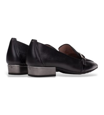 Hispanitas Black Ginebra leather ballet flats