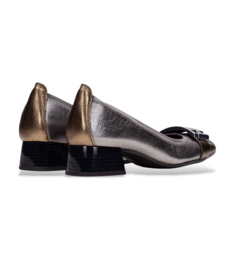 Hispanitas Maxi Ballerinas prateadas