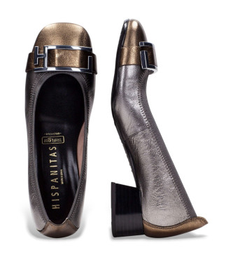 Hispanitas Maxi Ballerinas prateadas