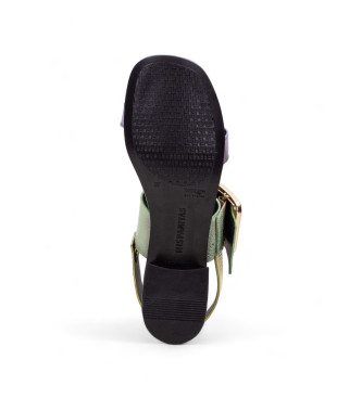 Hispanitas Mehrfarbige Bolero-Sandalen aus Leder