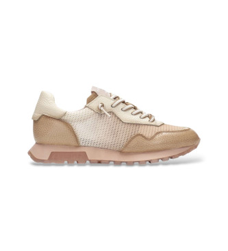 Hispanitas Zapatillas de Piel Bolero beige