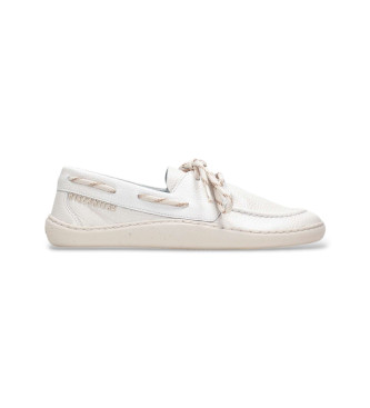 Hispanitas Off-white Bare Leather Moccasins