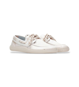 Hispanitas Off-white Bare Leather Moccasins