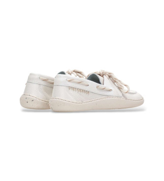 Hispanitas Off-white Bare Leather Moccasins