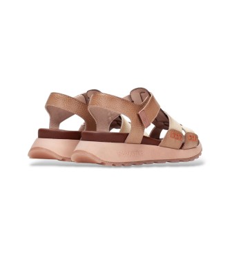 Hispanitas Sandales en cuir Boleromet � brides brunes