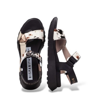 Hispanitas Bolero Ledersandalen schwarz