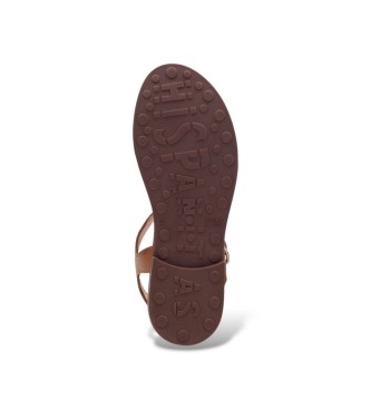 Hispanitas Sandales en cuir Bolero marron