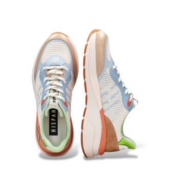 Hispanitas Boleromet shoes white, blue