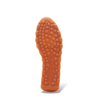 Hispanitas Zapatillas de Piel Retro blanco roto