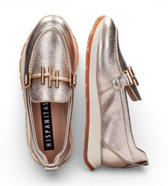 Hispanitas Boleromet Bronze Mokkasiner i l�der