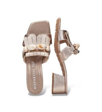 Hispanitas Boleromet-sandaler i bronze