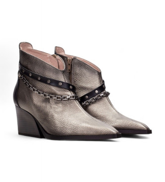 Hispanitas Bottines en cuir Silver Sidney