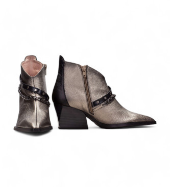 Hispanitas Bottines en cuir Silver Sidney