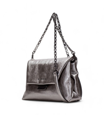 Hispanitas Bolso cadena metlica plateado