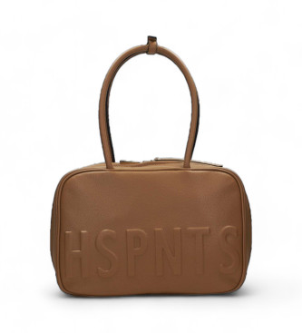 Hispanitas Samba brown leather bag