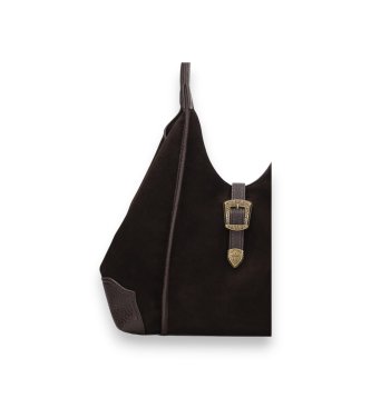 Hispanitas Brązowa torba typu Tote Lux