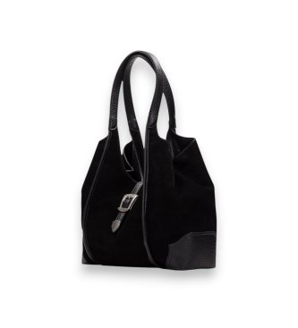 Hispanitas Czarna torba typu Tote Lux