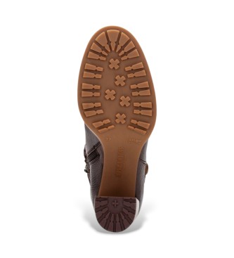 Hispanitas Braune Lederstiefel Alabama